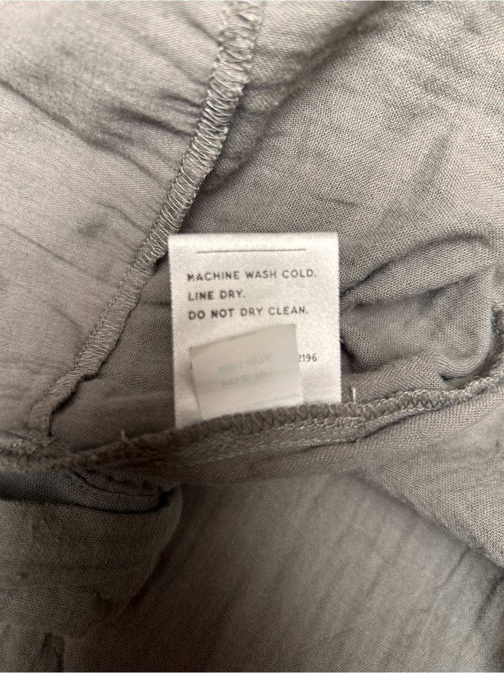 Organic Coastal Double Gauze Tapered Pull-On Pant - Picture 6 of 6